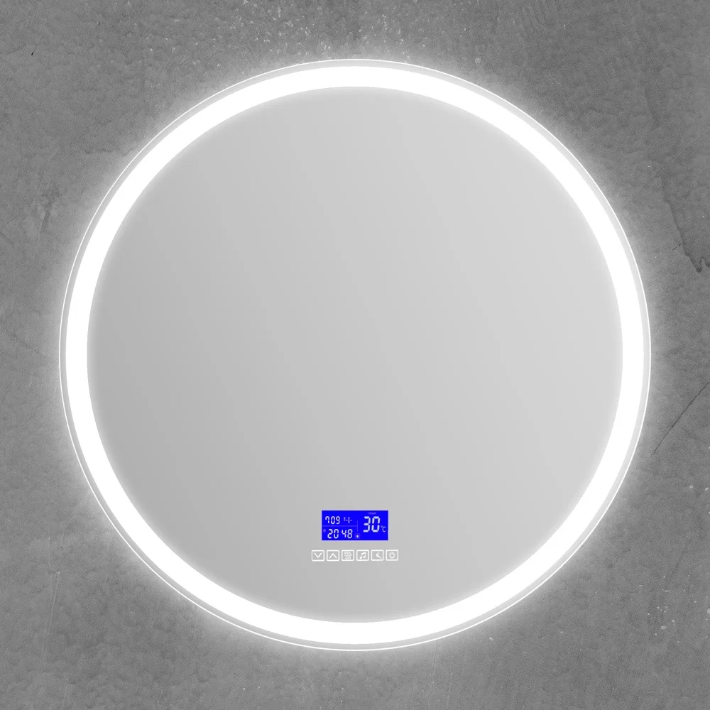 Приобрести belbagno зеркало 80 см spc-rng-800-led-tch-rad