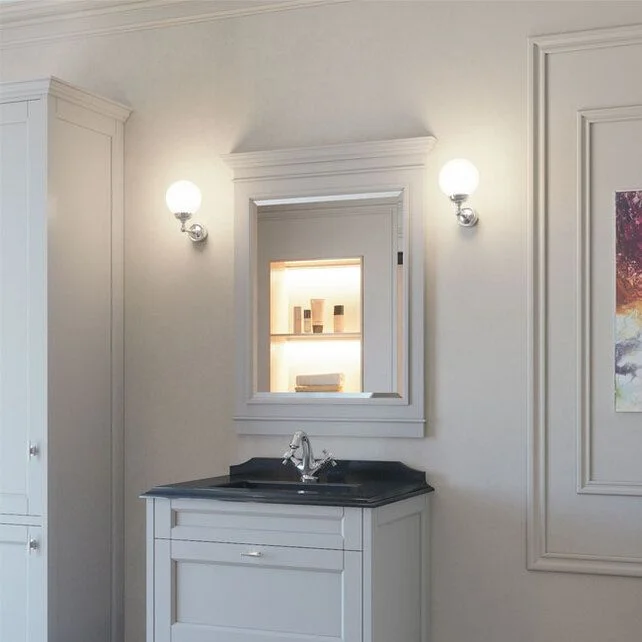 Приобрести caprigo зеркало greenwich 70 см, белое, эмаль