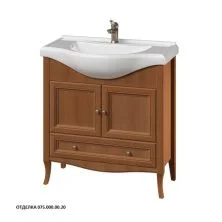 Caprigo Тумба с раковиной LION 80 см, светлое дерево, экошпон 38313 3