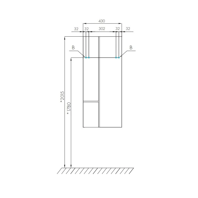 Приобрести акватон модуль для зеркала, подвесной мишель 23, дуб фьорд/дуб рустикальный