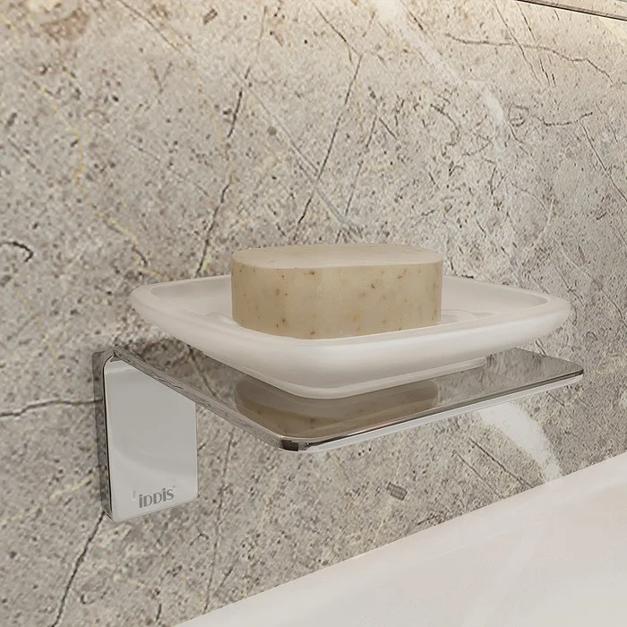Приобрести iddis мыльница slide 116мм, белый\хром sliscg0i42