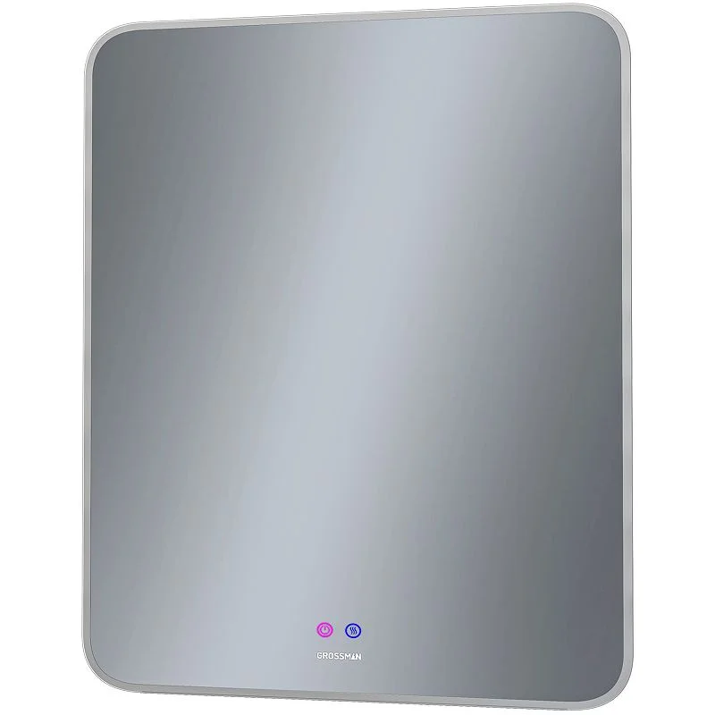 Приобрести grossman зеркало с подсветкой elegans норма 70х80 см, с подогревом, белое 177080
