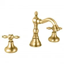 CEZARES Смеситель для раковины ATLANTIS NOSTALGIA высокий с донным клапаном, золото ATLANTIS-NOSTALGIA-BLS2-03/24