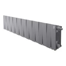 Royal Thermo Радиатор биметаллический Pianoforte 200 /Silver Satin ( серебристый ) VDR - 20 секц.