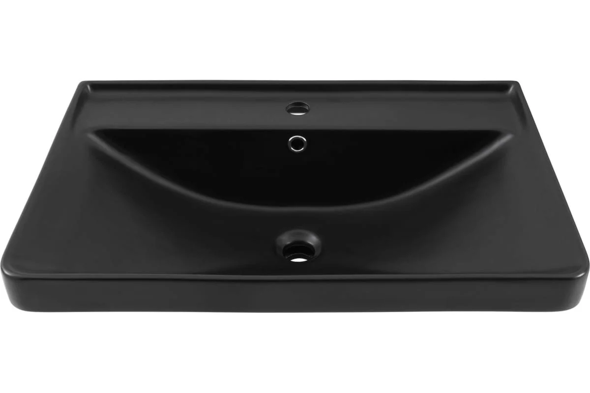 Приобрести aquanet раковина ирис 70х47 см, черная матовая