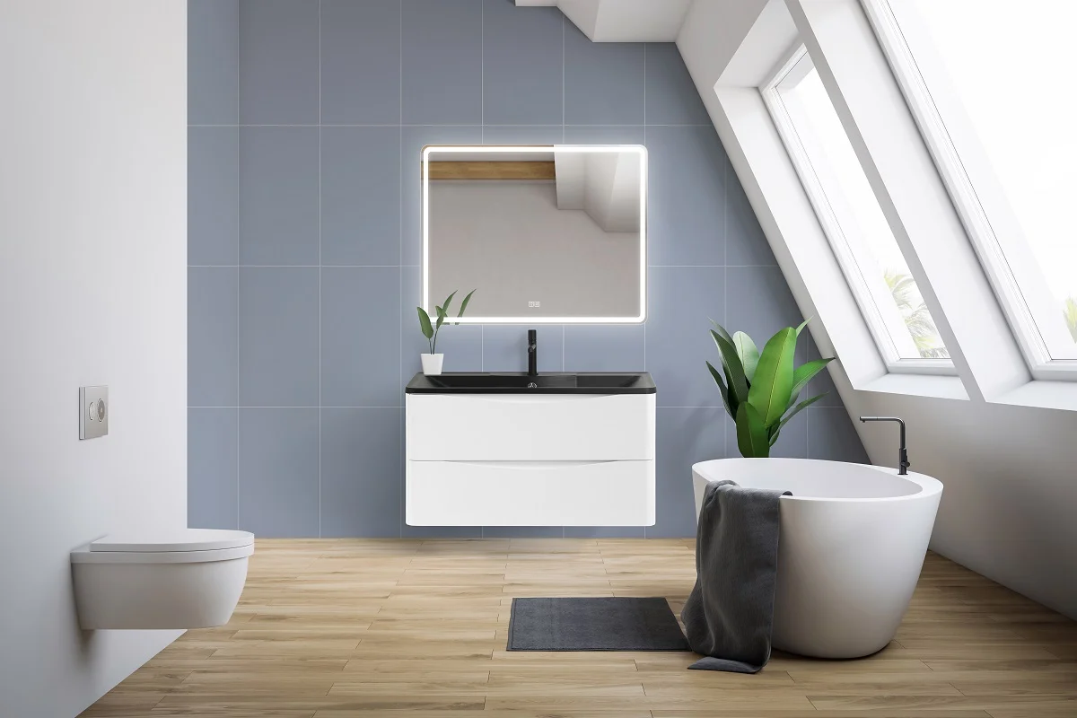 Приобрести belbagno зеркало 100х80 см spc-mar-1000-800-led-tch-warm