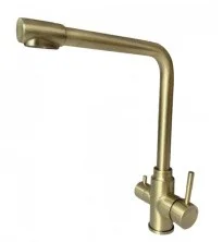 Смеситель для кухни ViEiR Kitchen 375 мм, с подключением к фильтру, бронза V15026(D)