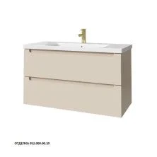 Caprigo Тумба с раковиной TERMIN-Smalty 100 см, кремовая, эмаль