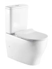 Унитаз компакт Azario Maro 69х38,5х84 см безободковый с сиденьем микролифт AZ-2154