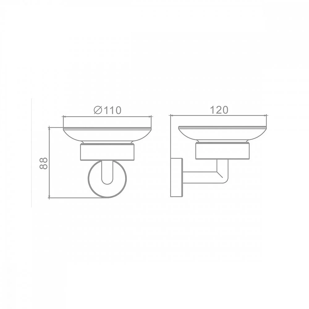 Приобрести raglo мыльница, медь r320.02.33