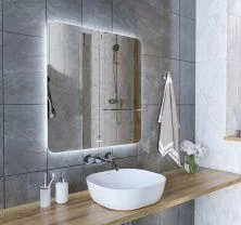 Grossman Зеркало с подсветкой Elegans Промо 80х80 см, с подогревом, белое 1780801