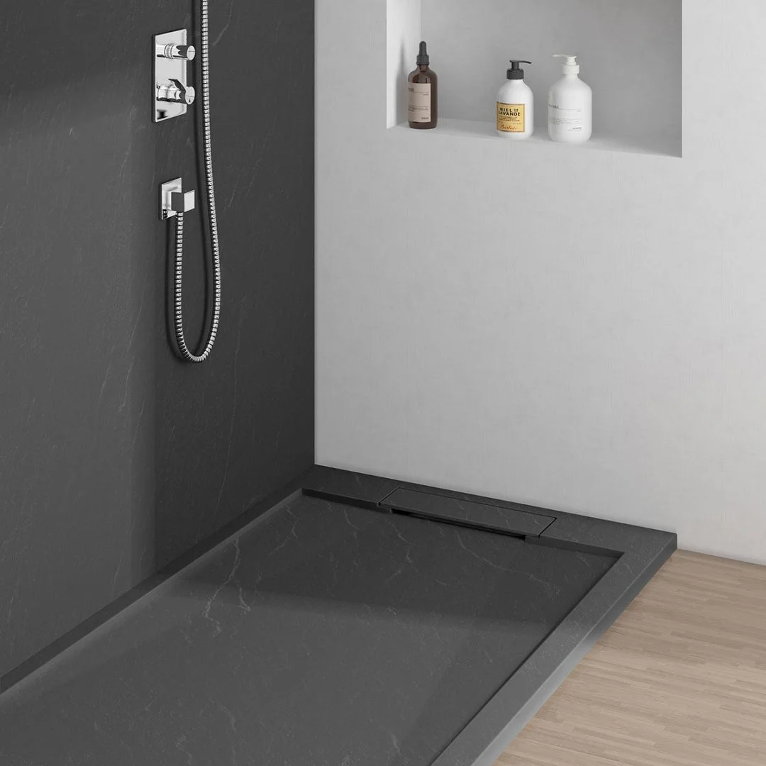 Приобрести vincea душевой поддон 90х160 см, прямоугольный, антрацит матовый vst-4srl9016a