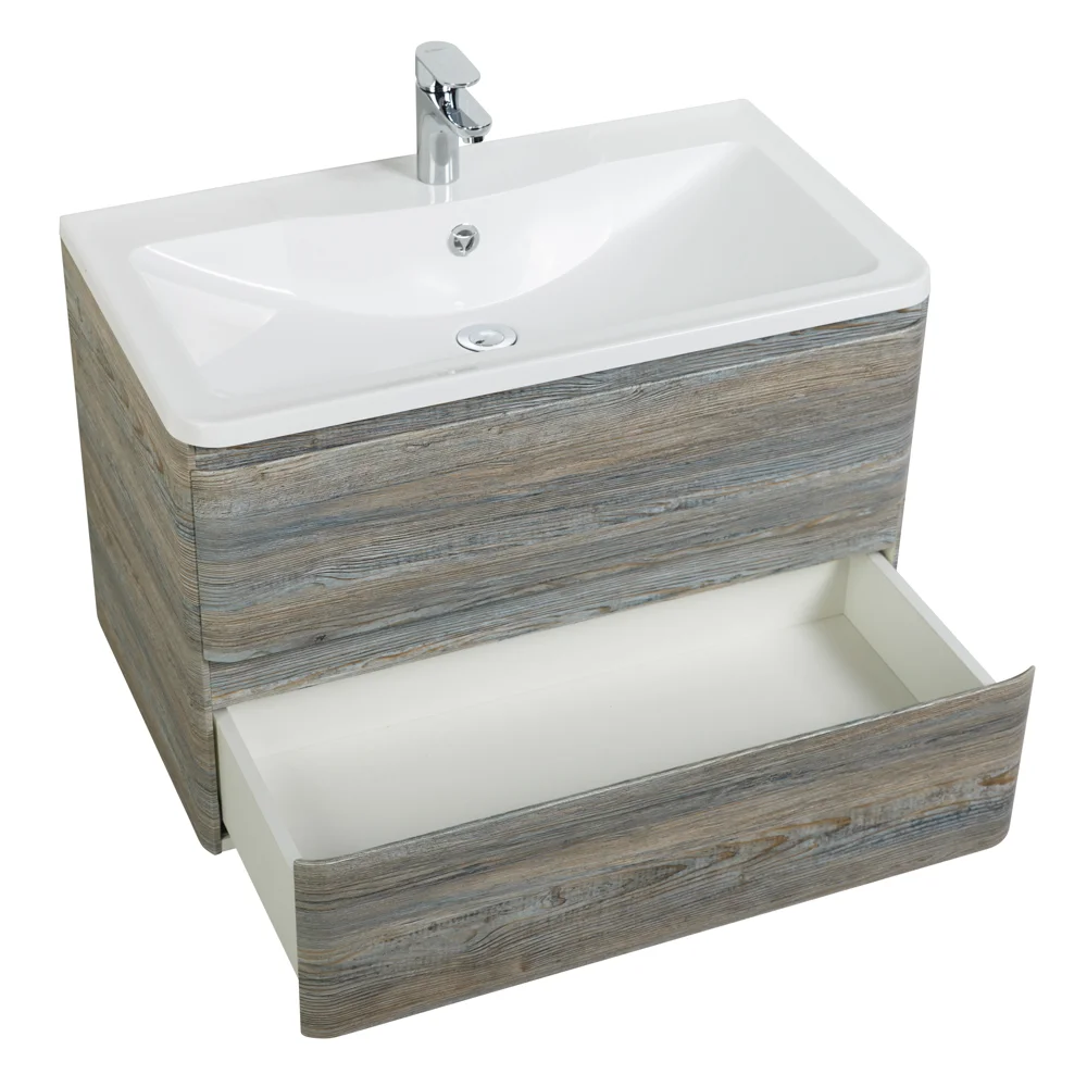 Приобрести belbagno тумба с раковиной albano 90 см, подвесная pino scania, белая раковина