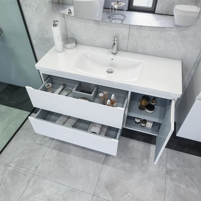 Приобрести caprigo тумба с раковиной подвесная forte 120 см, белая 36117r-sf027