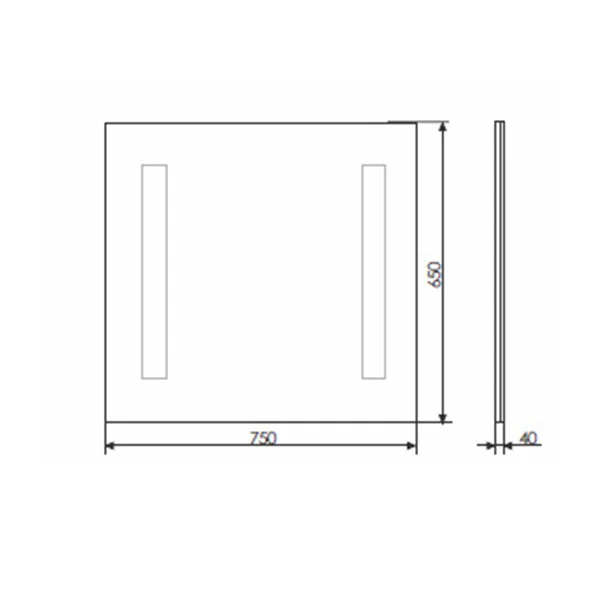 Приобрести сomforty зеркало жасмин-75 с подсветкой, бесконтактный включатель