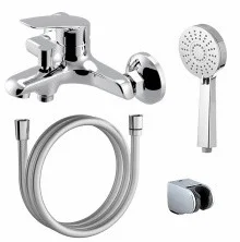 Azario Смеситель для ванны Tavira, с ручным душем, хром AZ-WKE238040C