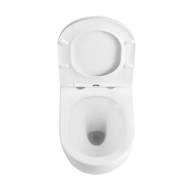 Приобрести briz унитаз подвесной bianco безободковый, торнадо, сиденье дюропласт с микролифтом, белый