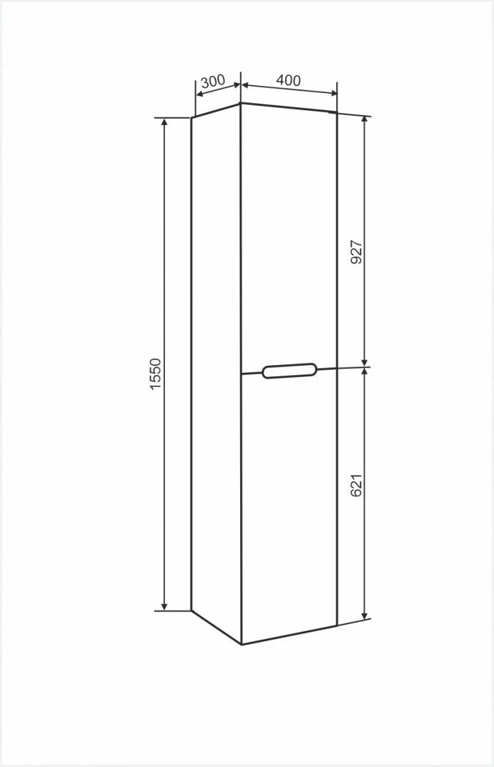 Приобрести aqua de marco пенал olivia 155х40 см, белый 3040coli/p