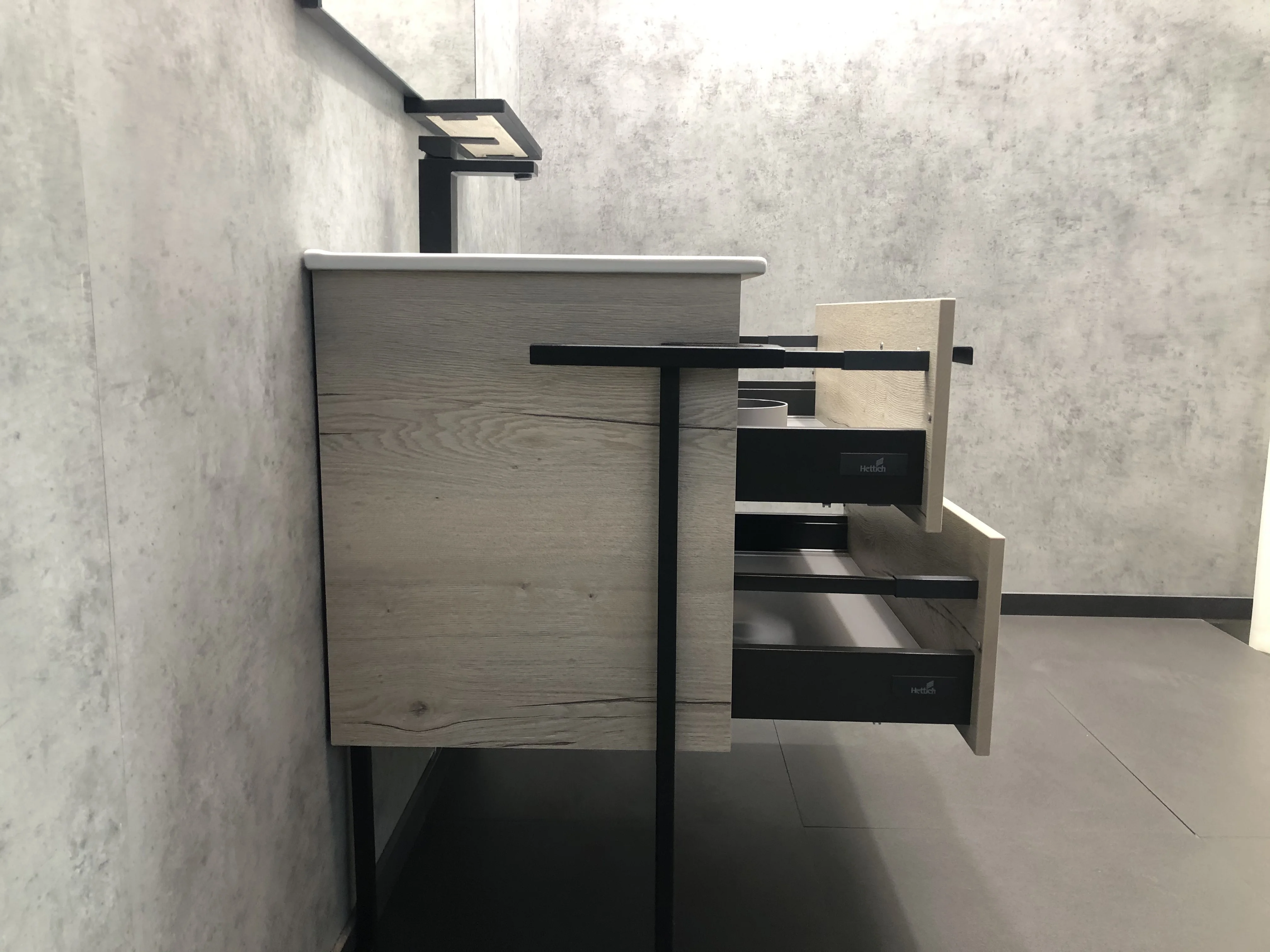 Приобрести сomforty тумба с раковиной "дюссельдорф-90", дуб дымчатый