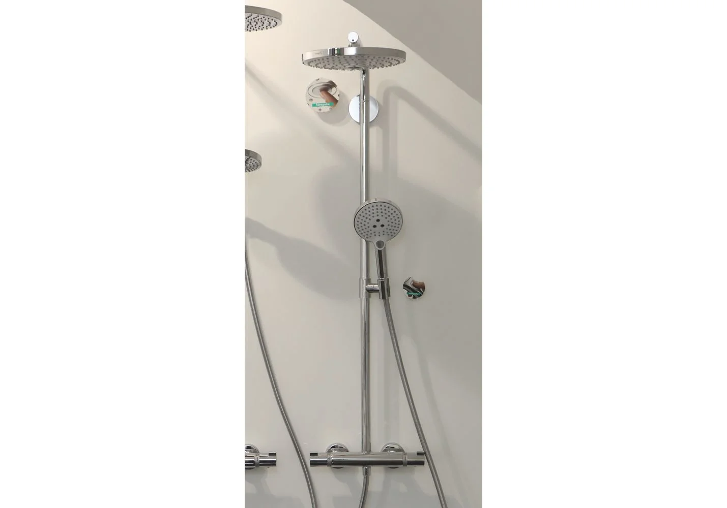 Приобрести 27129400 raindance select s 240 2jet showerpipe, ½’, белый/хром