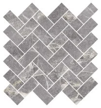 Мозаика Kerranova Marble Trend 282x303 мм, LR, Silver River, серый 