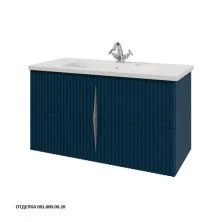 Caprigo Тумба с раковиной NOVARA 100 см, синяя, эмаль
