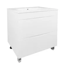 Loranto Тумба напольная с раковиной Santorini 60 61х46 см, белый глянец (CS00086972)