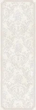 Декор настенный Gracia Ceramica Saphie white decor 01 300x900, светло серый, 1-й сорт 