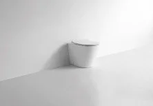 Унитаз напольный безободковый с сиденьем CeramaLux NS-3178