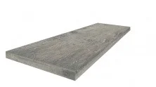 Ступень Coliseumgres Brenta Grey 33х90см, серая, угловая, правая