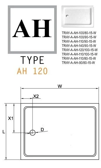 Приобрести cezares поддон акриловый tray 120х80см tray-a-ah-120/80-15-w0