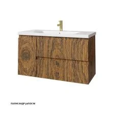 Caprigo Тумба с раковиной FORTE-Albero STRIPE 100 см, левая, палисандр, шпон