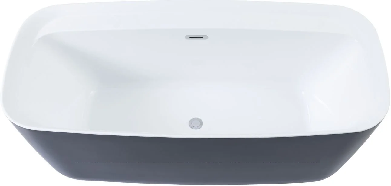 Приобрести aquanet акриловая ванна family fine 170x78 см, черная, 95778 gloss finish