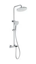 Душевая система с термостатом WONZON & WOGHAND MUSE Corno , Хром (WW-B2091-A-CR)