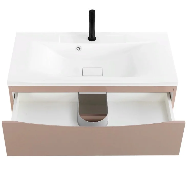 Приобрести тумба подвесная с раковиной belbagno marino-900-2c-so-cl-p 90 см, cappuccino lucido