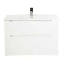 BelBagno Тумба с раковиной ETNA-H60 90 см, подвесная Bianco Lucido, белая раковина