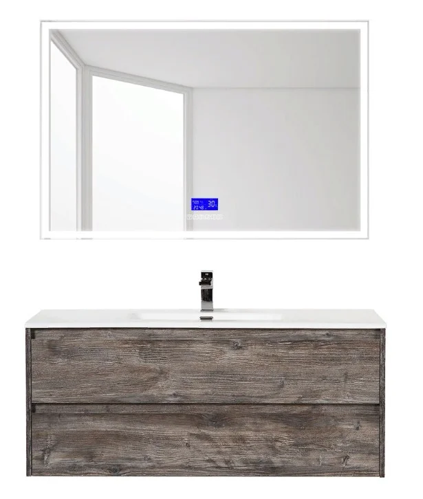 Приобрести тумба подвесная с раковиной belbagno kraft-1200-2c-so-pp 120 см, pino pasadena