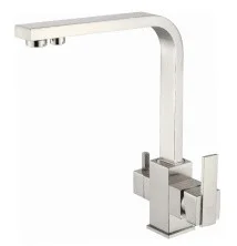 Смеситель для кухни ViEiR Kitchen 313 мм, с подключением к фильтру, сатин V15004G