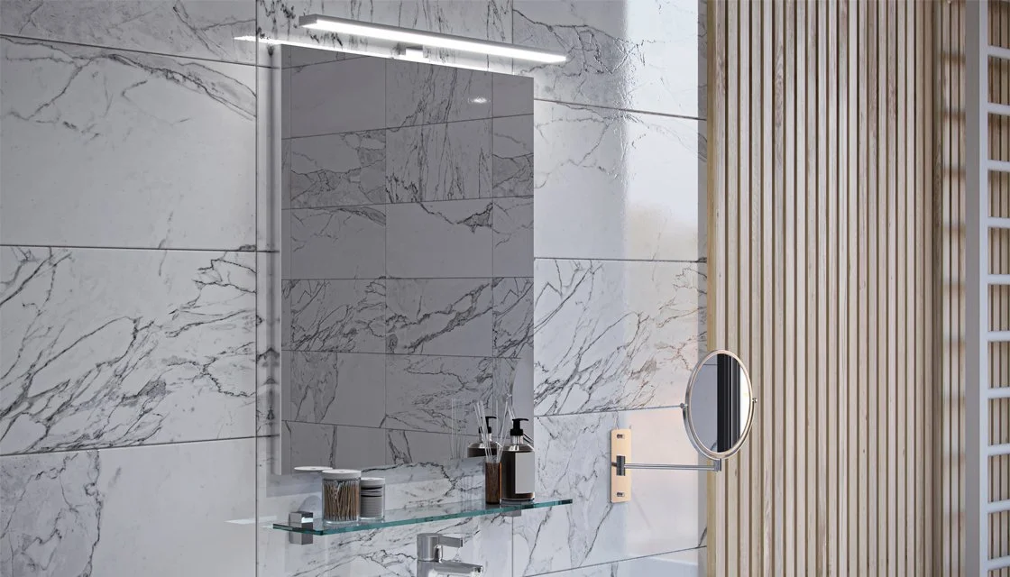 Приобрести зеркало velvex klaufs media 60 см с led-светильником, сенсорное включение zkkla.60-14