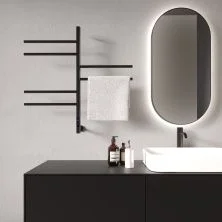 Vincea Полотенцесушитель электеический 43х80 см, черный VTD-1S2CBE