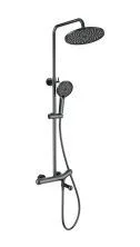 Душевая система с термостатом WONZON & WOGHAND T-1000, Темный графит (WW-B3057-A-BGG)