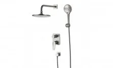 LEMARK Душевая система Bronx, скрытый монтаж, графит LM3729GM