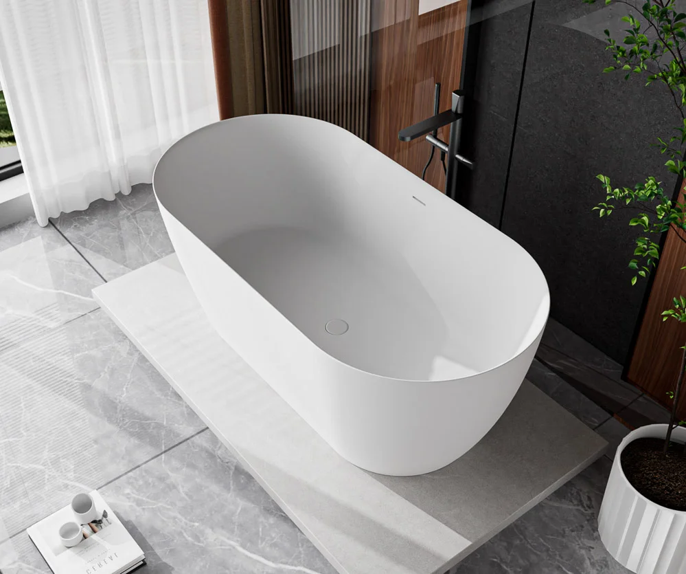 Приобрести cezares отдельностоящая ванна solid surface 170х80 см, белая czr-relax-170-80-57-ssb