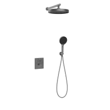 Vincea Встраиваемая душевая система Inspire, оружейная сталь VSFW-3I21MT2GM