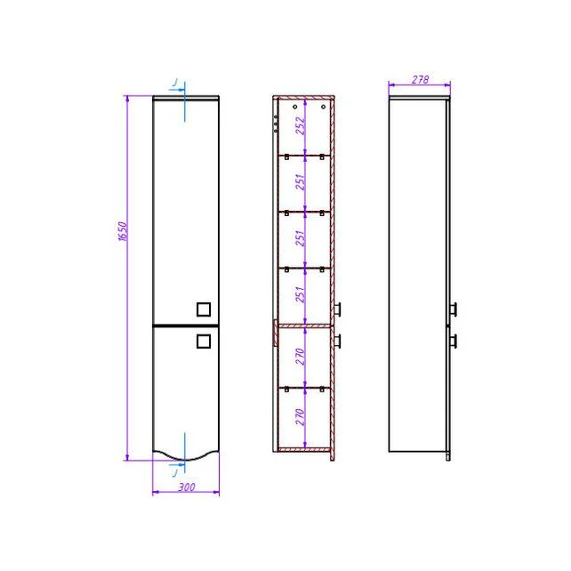 Приобрести caprigo пенал nokturn 30 см, светло бежевый