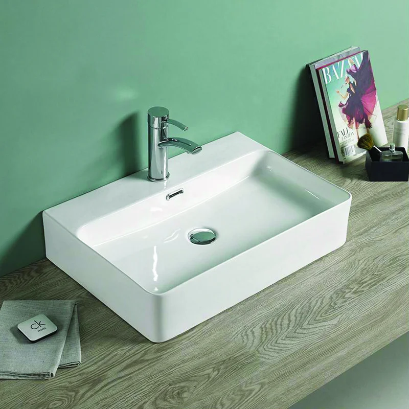 Приобрести azario раковина накладная 60х42 см, белая az-2173 sp