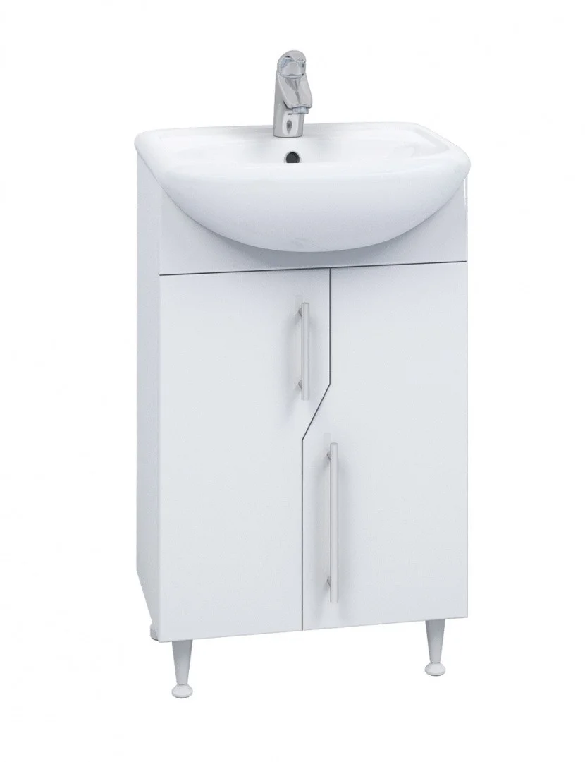 Приобрести vigo тумба с раковиной grand 45см, 2 дверцы, напольная, белая tn.gra.uyu.45.2d