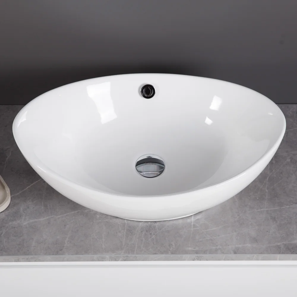 Приобрести belbagno накладная раковина 59х39 см, белая bb1087