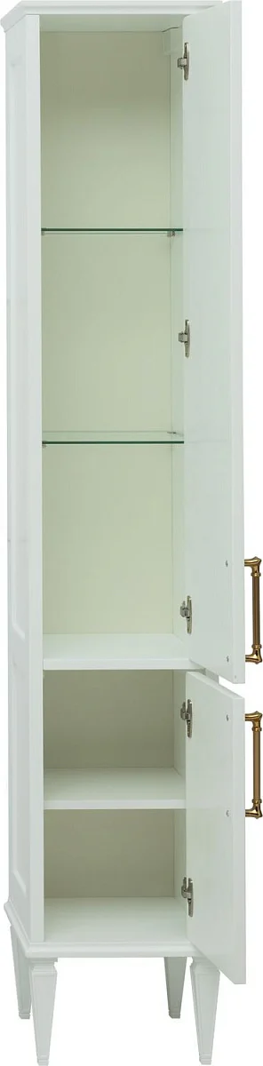 Приобрести aquanet пенал бостон 36 см, l белый матовый (ручки золото)