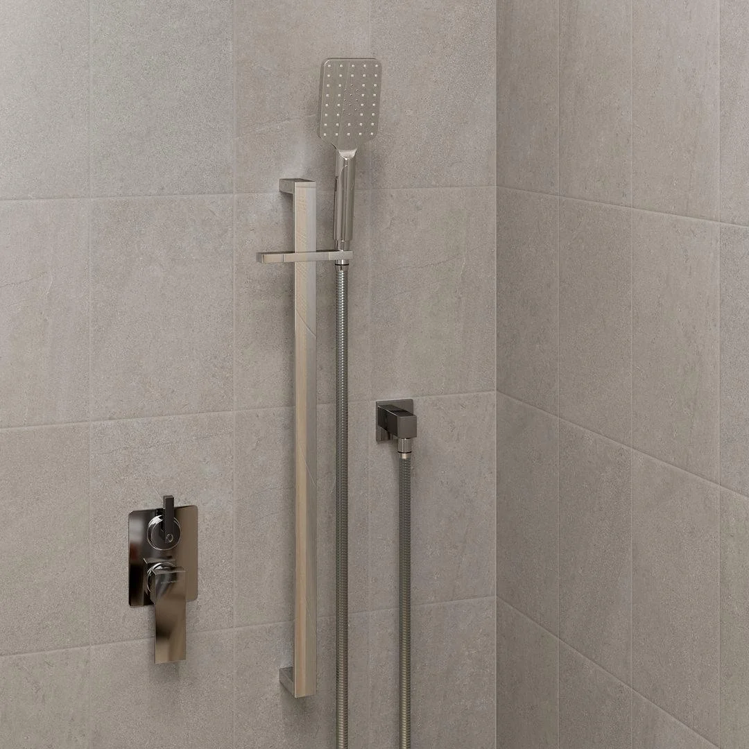 Приобрести kerama marazzi смеситель для душа скрытого монтажа fioretto с дивертором на два потока, хром v2cr6911km